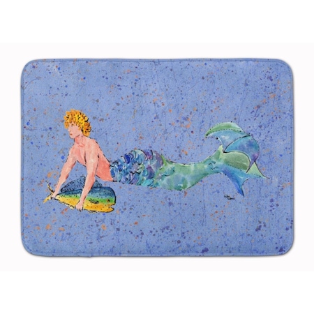 Carolines Treasures Merman Machine Washable Memory Foam Mat 8347-RUG